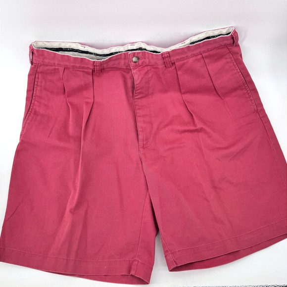 Polo Ralph Lauren Other - Polo Ralph Lauren Chino Shorts Mens 36  Coral  Pleated Cotton Classic